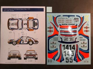 1/24 Porsche 911 SC Martini Safari Rally 1978DP258