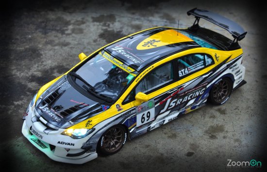 ZoomOn Z037 Honda Civic FD2R J's Racing ver. - Finisher's ...