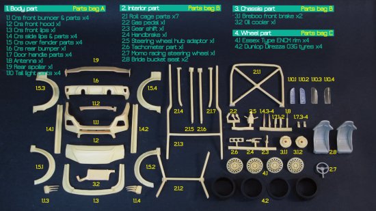 ZoomOn Z040 Toyota Hiace CRS 弐号機 part set - Finisher’s & AutoModeli GT