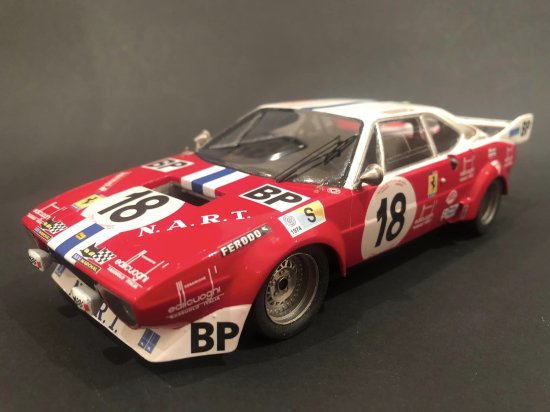 Dino 308 Gt4 NART Le Mans 24hrs 1974 - Finisher's u0026 AutoModeli GT