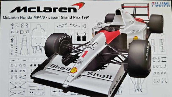 フジミ模型 1/20 F1 マクラーレン ホンダ MP4/6 日本グランプリ 