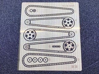 1/12 Scale Photo Etch Chain Parts Set for 1991~ 1992 YZR500 Trans Kit