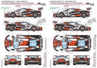 1/24 Audi R8 LMS Evo II - Team WRT #32  LB24068