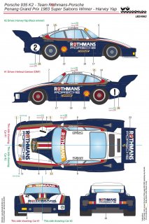 1/24 Porsche 935 K2 - Team Rothmans-PorscheLB24082(ꥢդ)