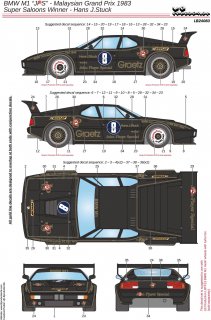 1/24 BMW M1 JPS - Malaysian Grand Prix 1983  LB24083