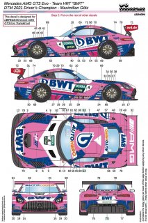 1/24 Mercedes AMG GT3 Evo "BWT" Team HRT LB24094