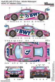 1/24 Audi R8 LMS GT3 Evo - M&#252;cke Motorsport LB24098