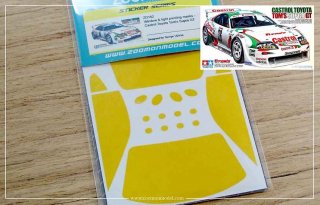 ZoomOnZD162 Window & light painting masks - Castrol Toyota Toms Supra GT