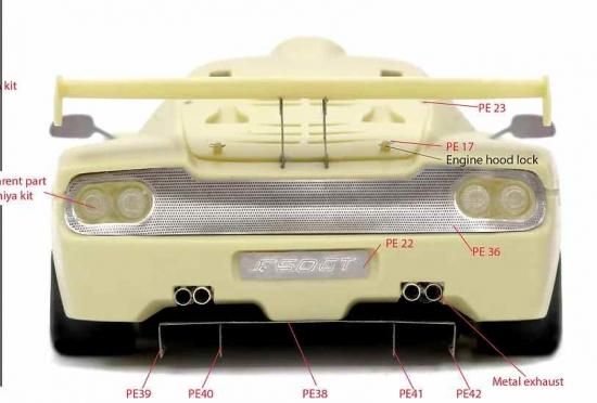 ZoomOn Z194 F50 GT part set - Finisher's & AutoModeli GT
