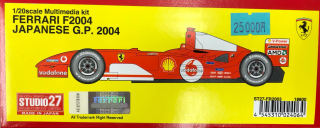 STUDIO27 1/20 FERRARI F2004 JAPANESE GP 2004