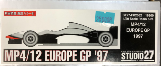 STUDIO27 1/20 MP4/12 EUROPE GP '97