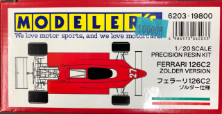 MODELER'S 1/20 FERRARI 126C2 ZOLDER VERSION 