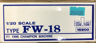 HOBBY BASE CUSTOM 1/20 FW-18 1996 CHANPION MACHINE