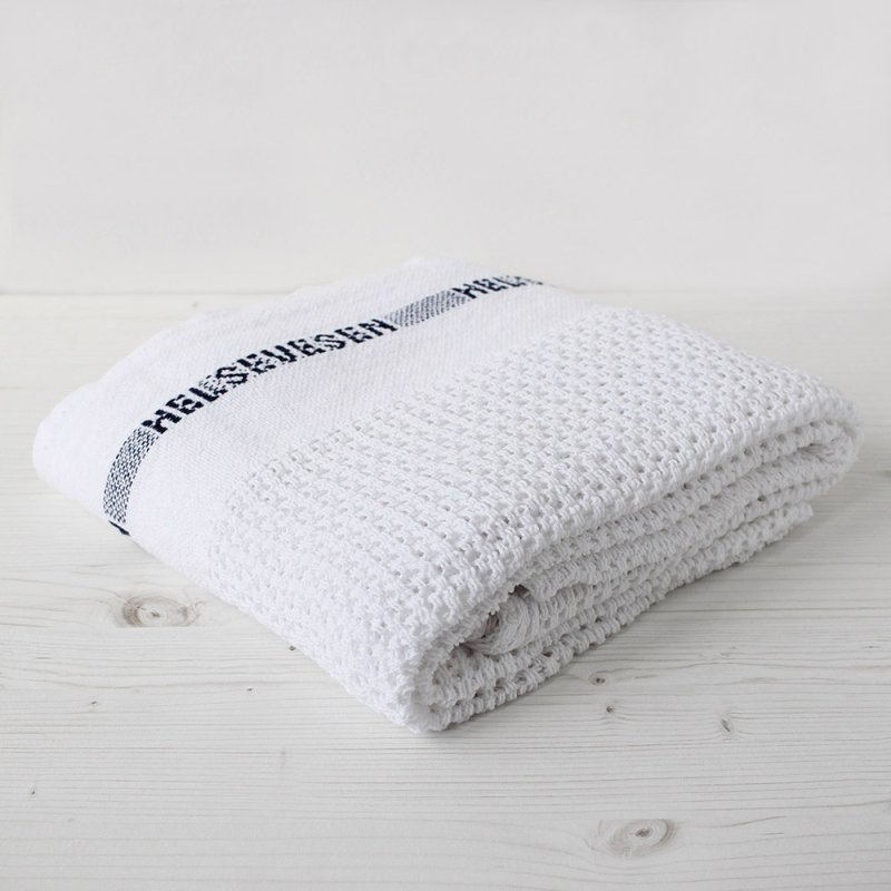 Barker Textile COTTON BLANKET HELSETEPPER（WHITE） - dig-tokyo