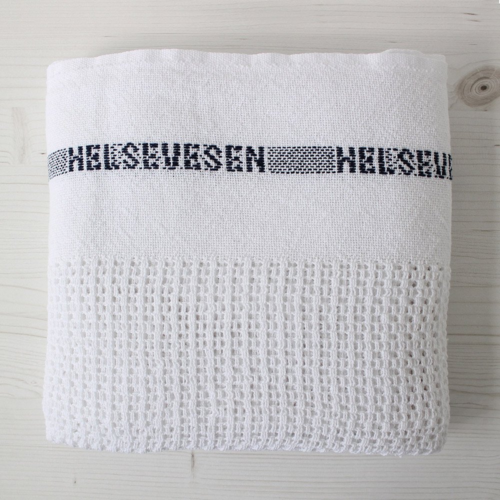 Barker Textile COTTON BLANKET HELSETEPPER（WHITE） - dig-tokyo