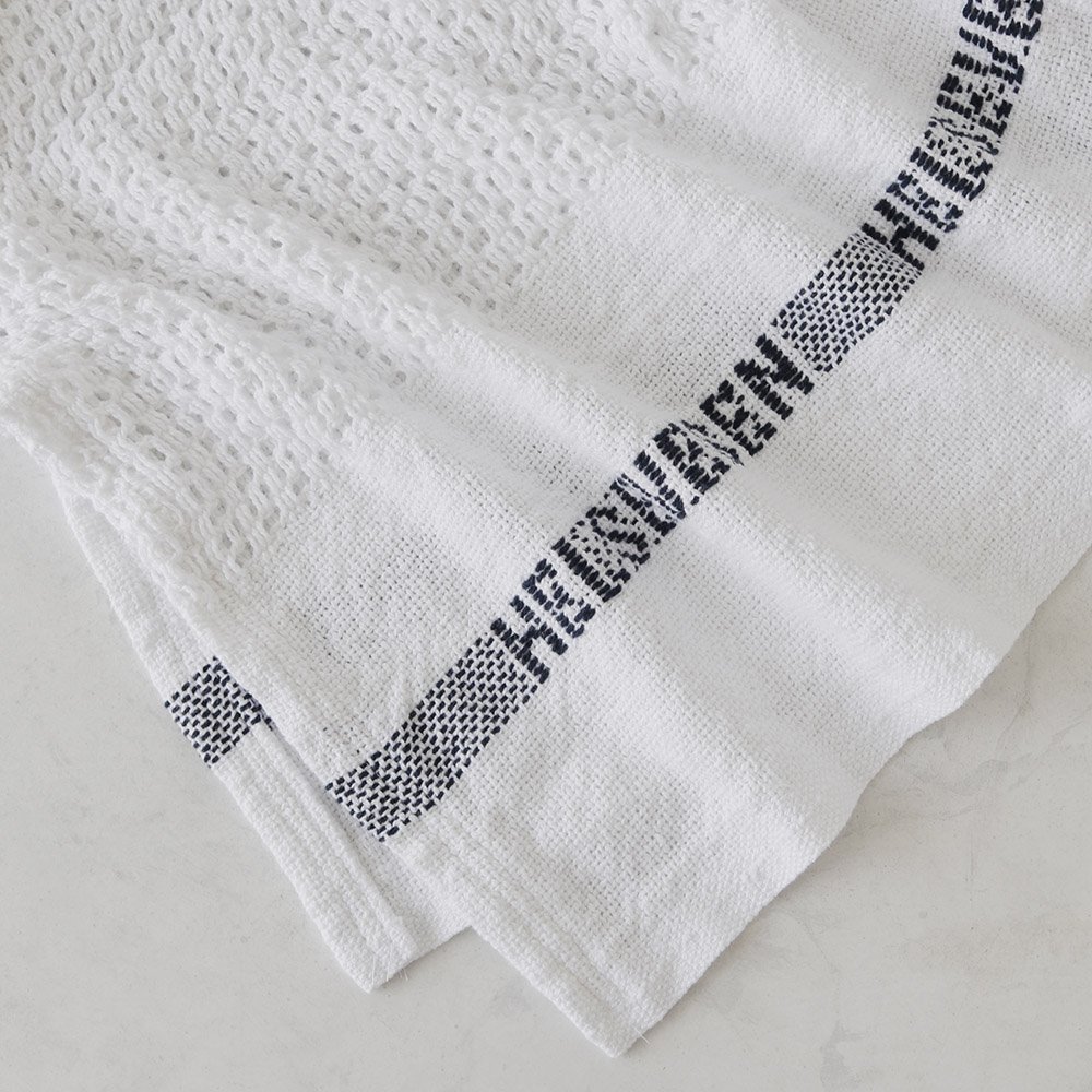 Barker Textile COTTON BLANKET HELSETEPPER（WHITE） - dig-tokyo