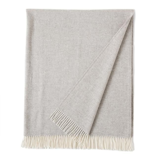 美品コットンブランケット barker Textile ナチュラル Barker Textile - dig-tokyo