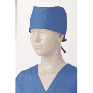 手術帽子 197-61 後ろヒモ式 ２枚入り 男女兼用 防縮加工 綿100％ フリーサイズ 医療 メディカル KAZEN MEDICAL