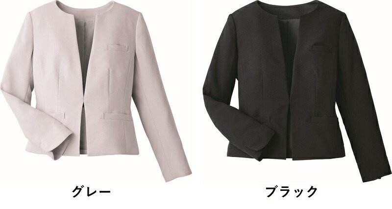 Counter Biz ジャケット 9177 S～3L レディース 衿なし 制服