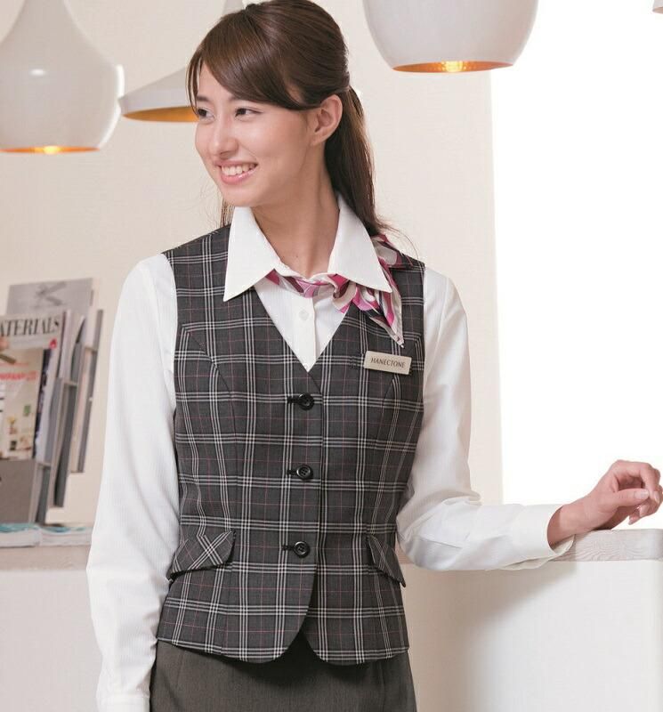 Counter Biz ベスト 9758 5号～19号 レディース 制服 受付 ホテル ブライダル カーディーラー ショールーム ハネクトーン早川 -  ユニフォームジャパン