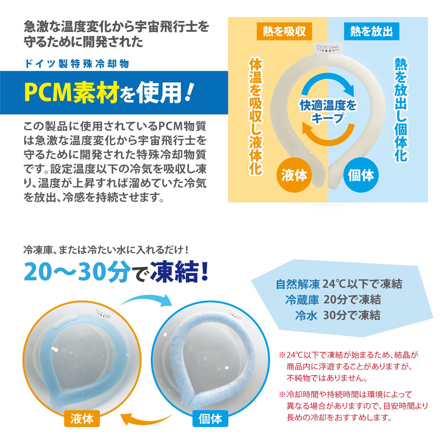 ネックアイスリング ネッククーラー 暑さ対策 暑さ対策グッズ 首 冷却