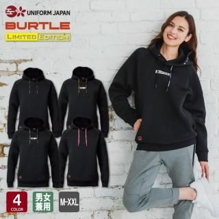 バートル エアーテックフーディ 4095 全4色 男女兼用 M-XXL トレーナー 防寒着 軽防寒 作業着 保温 ストレッチ 吸汗速乾 スポーティ かっこいい おしゃれ BURTLE