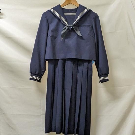 筑紫女学園中学校セーラー服上下セット（155A） - 学生服の