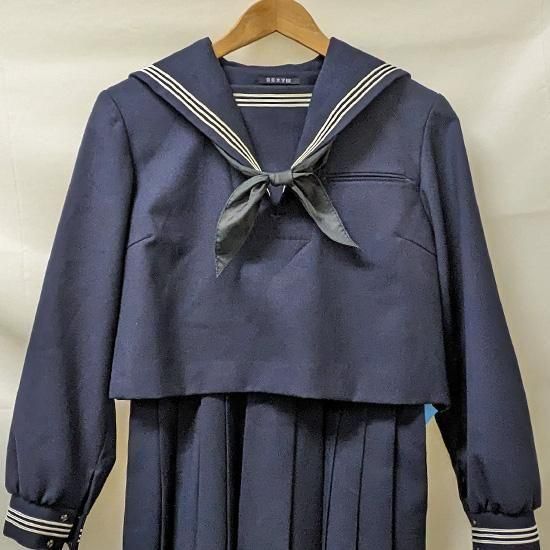 筑紫女学園中学校セーラー服上下セット（155A） - 学生服の