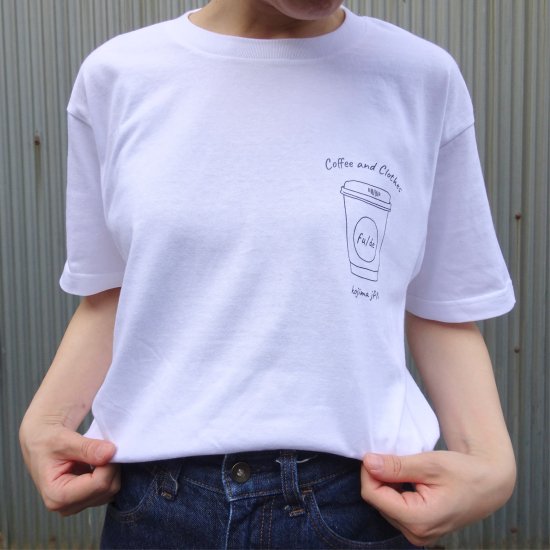 fu/de coffee Tシャツ (BLACK・WHITE / ユニセックス) - fu/de