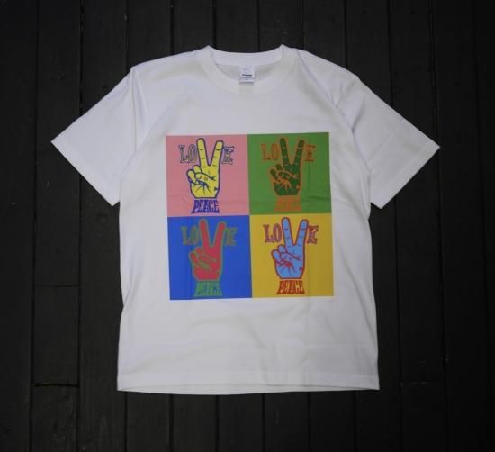 <img class='new_mark_img1' src='https://img.shop-pro.jp/img/new/icons50.gif' style='border:none;display:inline;margin:0px;padding:0px;width:auto;' />LOVEPEACE S/S TEE [WH]