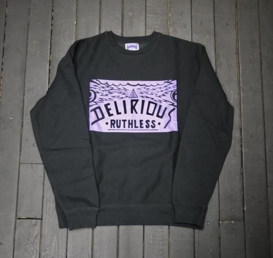 <img class='new_mark_img1' src='https://img.shop-pro.jp/img/new/icons50.gif' style='border:none;display:inline;margin:0px;padding:0px;width:auto;' />DELIRIOUS HEAVY oz SWEAT[BK]