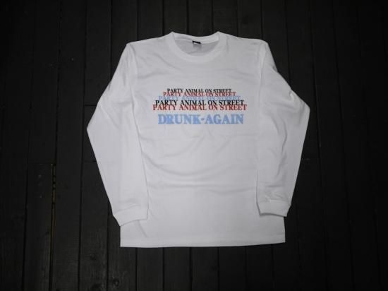 <img class='new_mark_img1' src='https://img.shop-pro.jp/img/new/icons29.gif' style='border:none;display:inline;margin:0px;padding:0px;width:auto;' />Drunk Again L/S TEE[WH]