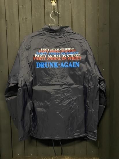 <img class='new_mark_img1' src='https://img.shop-pro.jp/img/new/icons31.gif' style='border:none;display:inline;margin:0px;padding:0px;width:auto;' />Drunk Again Nylon Coach Jacket[NY]