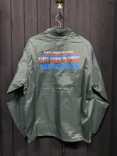<img class='new_mark_img1' src='https://img.shop-pro.jp/img/new/icons31.gif' style='border:none;display:inline;margin:0px;padding:0px;width:auto;' />Drunk Again Nylon Coach Jacket[GR]