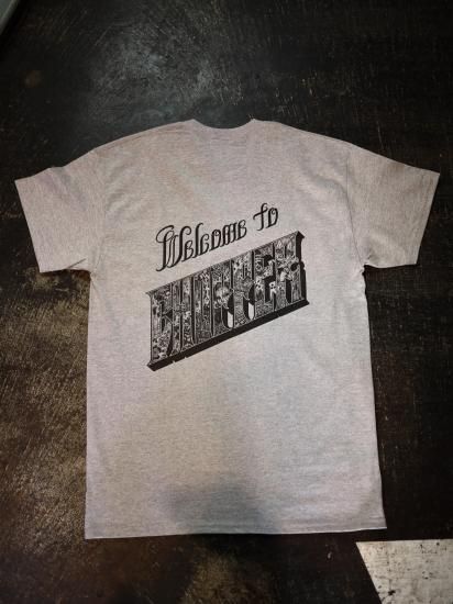 <img class='new_mark_img1' src='https://img.shop-pro.jp/img/new/icons15.gif' style='border:none;display:inline;margin:0px;padding:0px;width:auto;' />welcome to chopper s/s tee[S.GRAY]