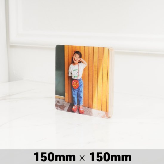 フォトパネル アートパネル 150x150 ウッドタイプ フォト 写真 印刷 プレゼント インテリア - signjapan