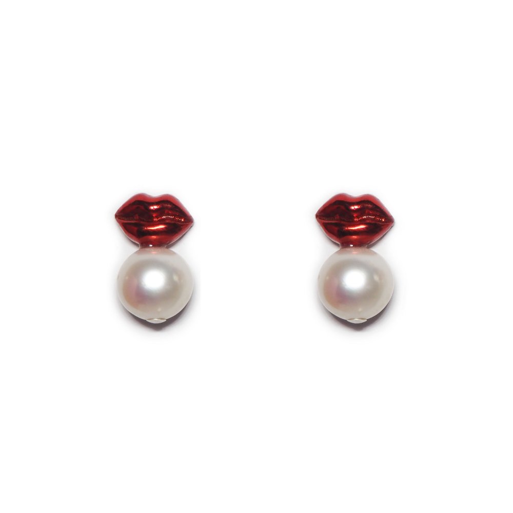 【Stock Item】pale kiss Earring(RED)