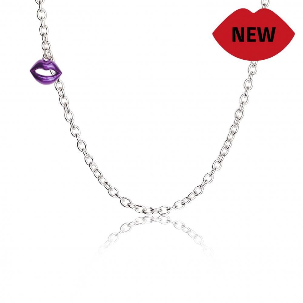 LADY ROCK NECKLACE (PURPLE)