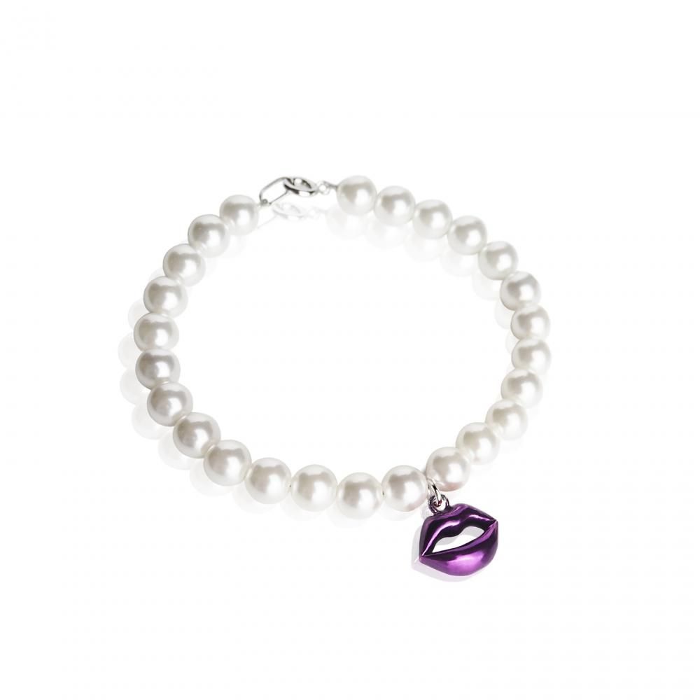 PEARLY KISS BRACELET (PURPLE)