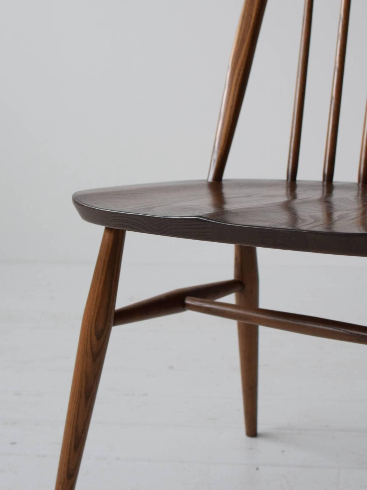イギリス　ERCOL クエーカーチェア　ダークブラウン イギリスヴィンテージ ERCOL クエーカーチェア.12 アーコール