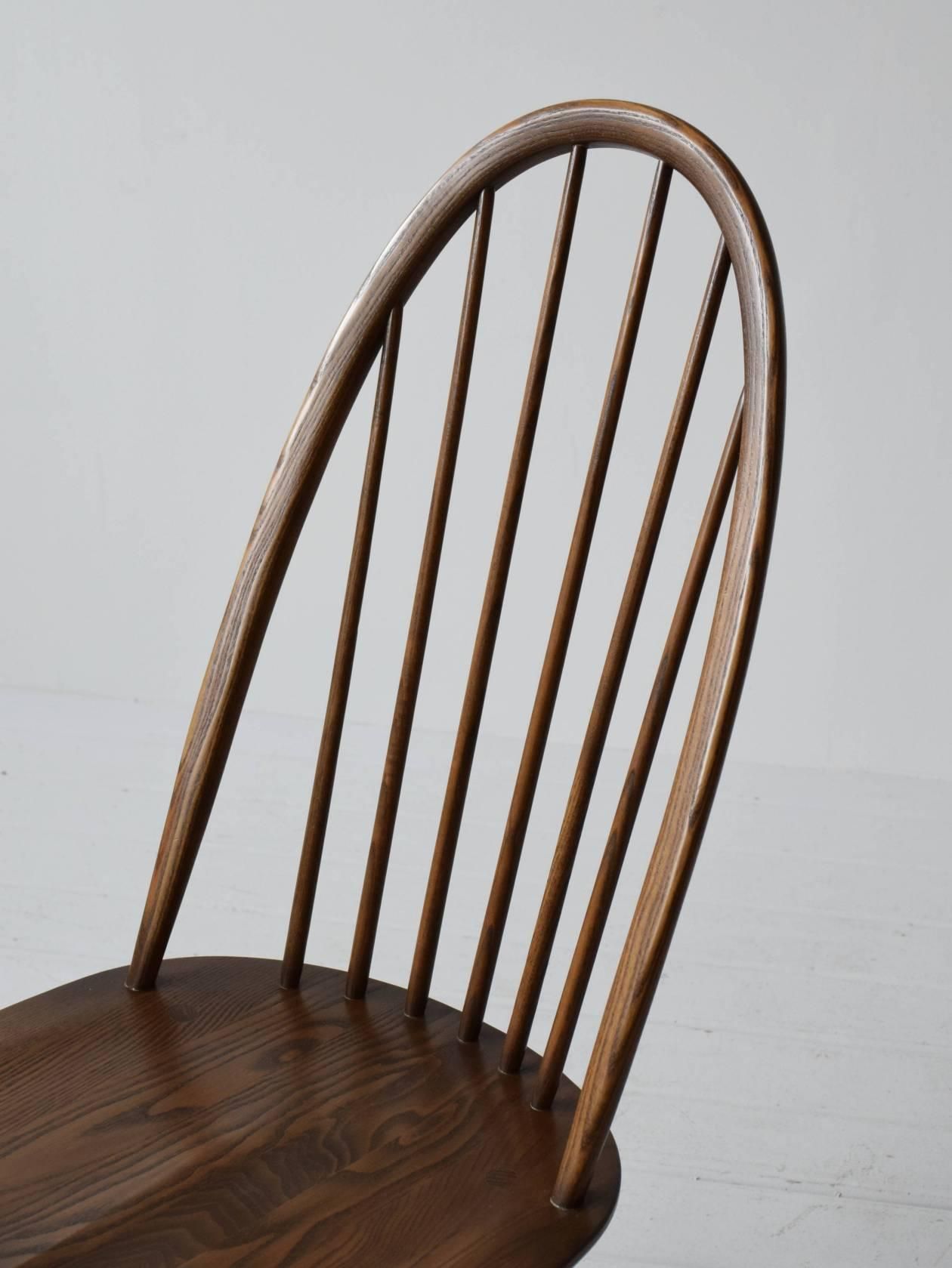 イギリス　ERCOL クエーカーチェア　ダークブラウン イギリス ERCOL クエーカーチェア ダークブラウン ERCOL
