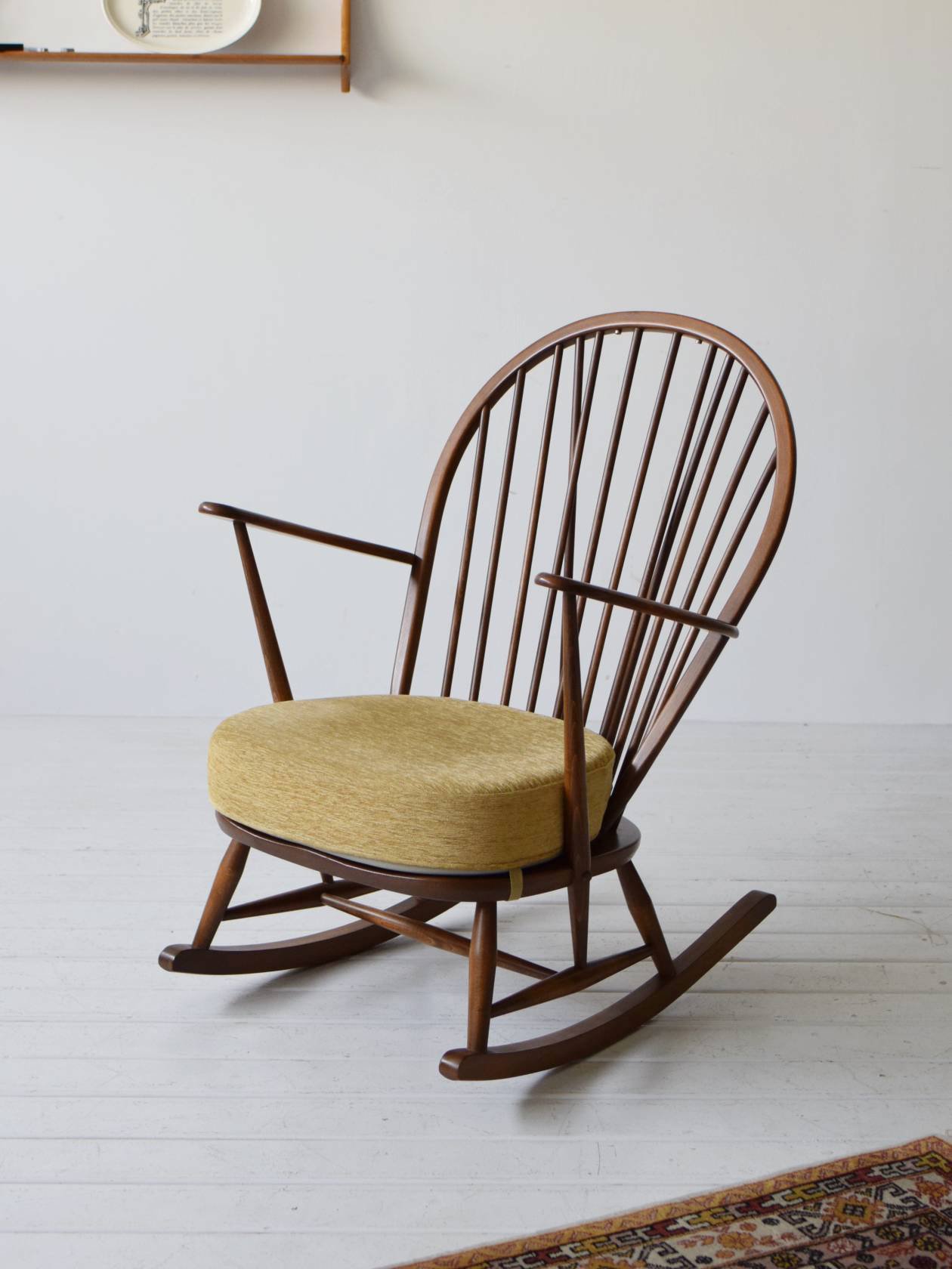 イギリスヴィンテージ ERCOL グランドファザーロッキングチェア アーコール