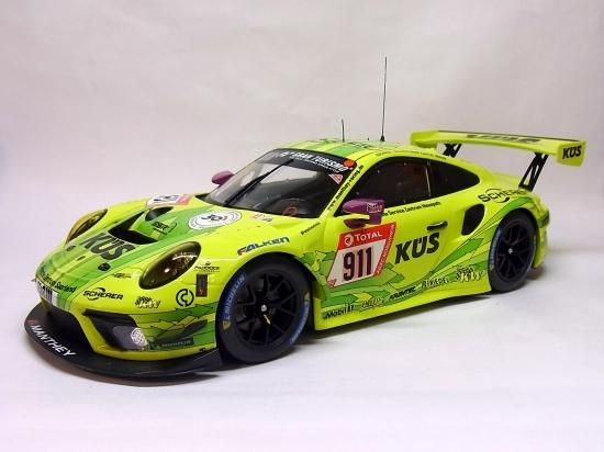 ixo 1/18 Manthey-Racing ポルシェ 911 GT3 R #911 Winner