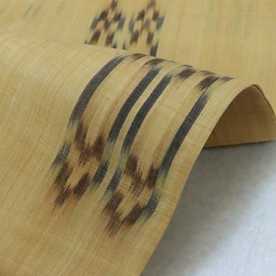 芭蕉布 喜如嘉 新古品 夏 名古屋帯 手結手織 芭蕉布 九寸名古屋