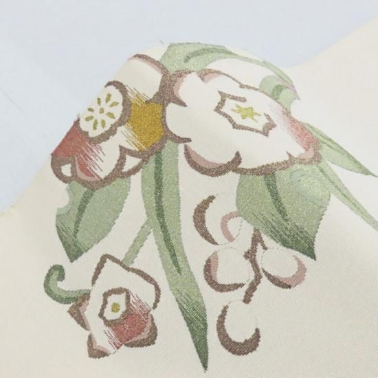 名古屋帯 綴れ織り 辻が花 お茶席着物 八寸名古屋帯 御仕立上り