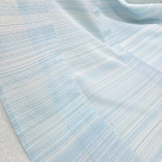 単衣 夏 新品 大島紬 薩摩花織 花織瑠璃ぼかし 大島紬協同組合