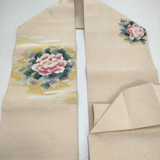 個人さまおまとめ専用❤️オパール織りモダン名古屋帯♡ツル花・実❤️ 3202-947-1a.jpg