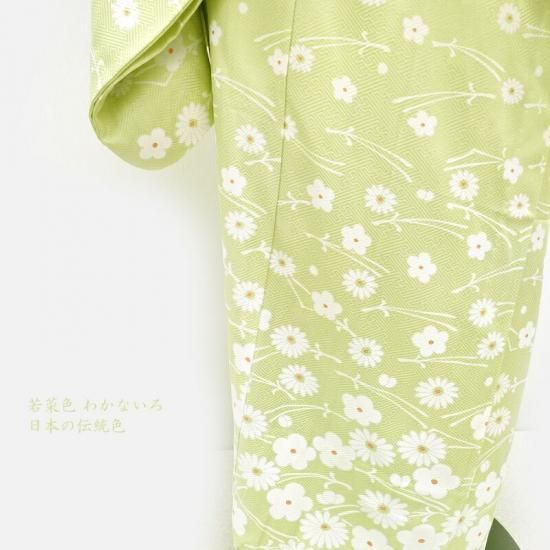 長襦袢 本染め 絵羽襦袢 吹き寄せ文様 御仕立上り(3446) - きもの 一昌