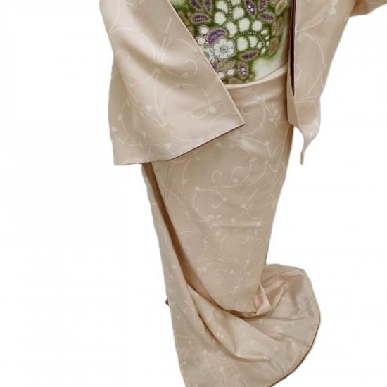 Club藤★御召織 小紋 塩沢絣 カジュアル小紋 御仕立上り(3443) Club藤☆御召織 小紋 塩沢絣 カジュアル小紋 御仕立上り(3443