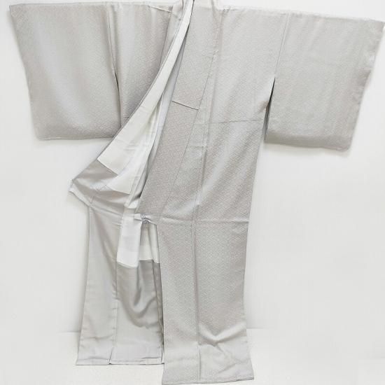 美品 単衣 お茶事に最適 一越地 色無地（正絹）仕立上り＜Ｍ1037＞ kimonomachi_058054